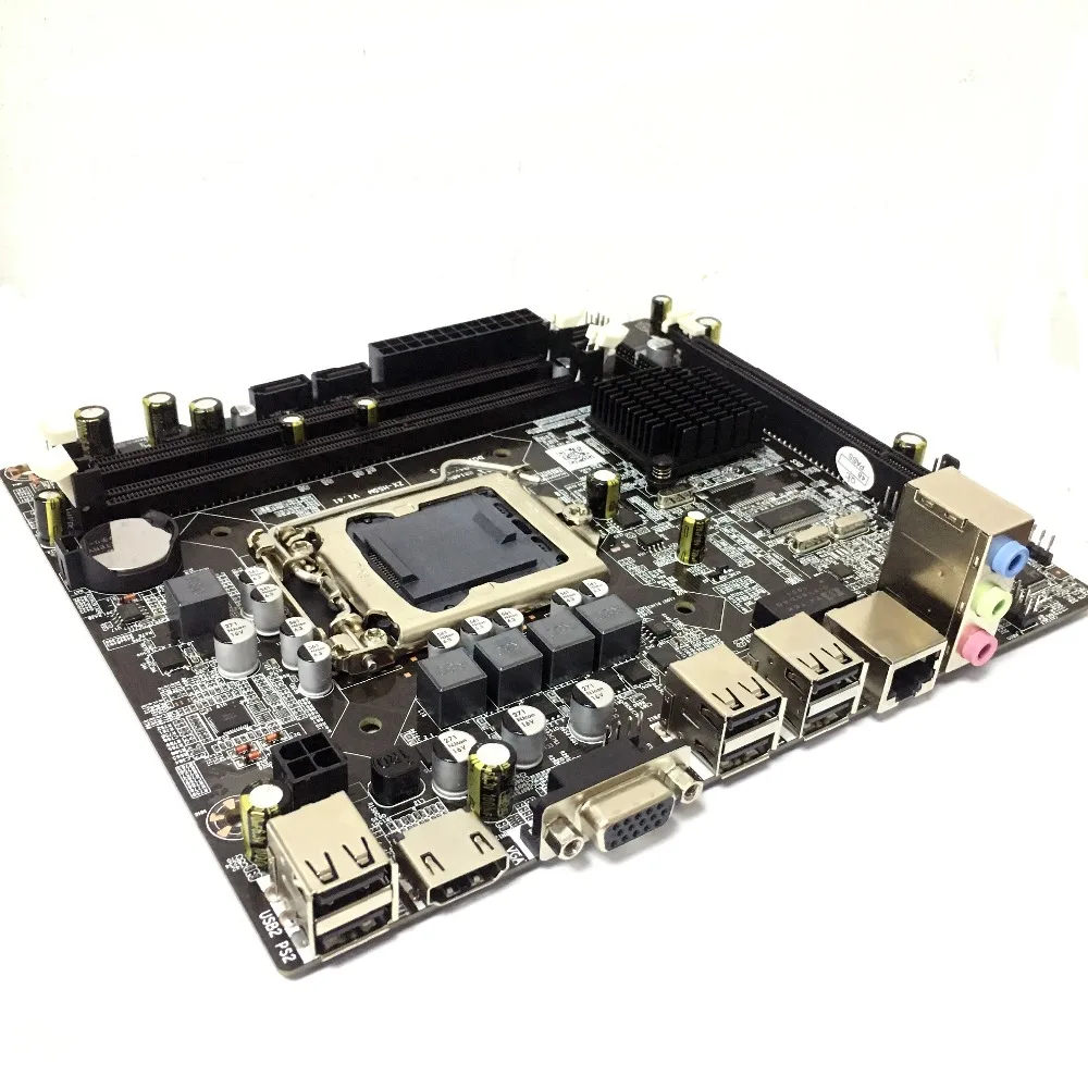 Чипсет Intel H55 ПК LGA1156 настольный компьютер материнская плата DDR3 двойной USB 2,0 LGA 1156 материнская плата