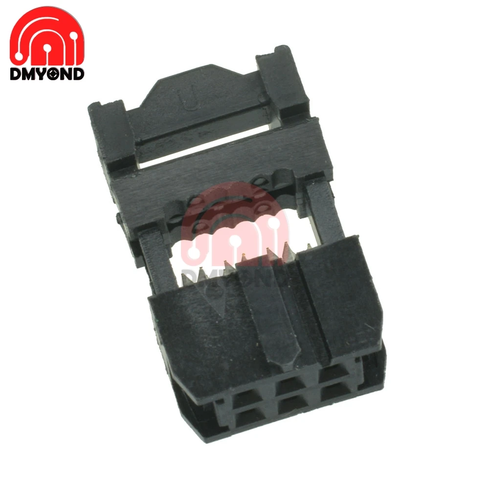 50 шт. двухрядные штекеры для кабеля 2 54 дюйма|Соединители| |
