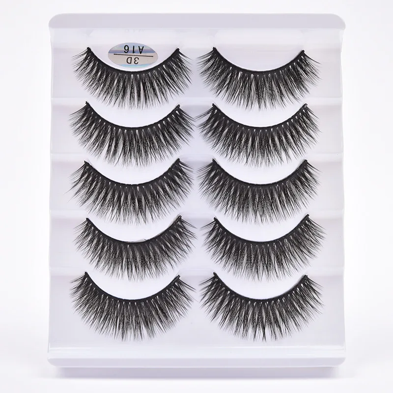 5 пар искусственные 3D норковые ресницы натуральные длинные накладные