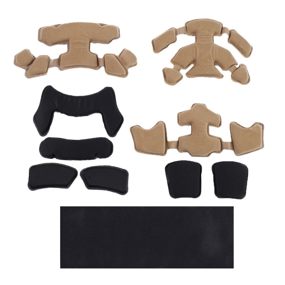 Тактические накладки для шлема FMA Мягкие из пены с эффектом памяти страйкбола