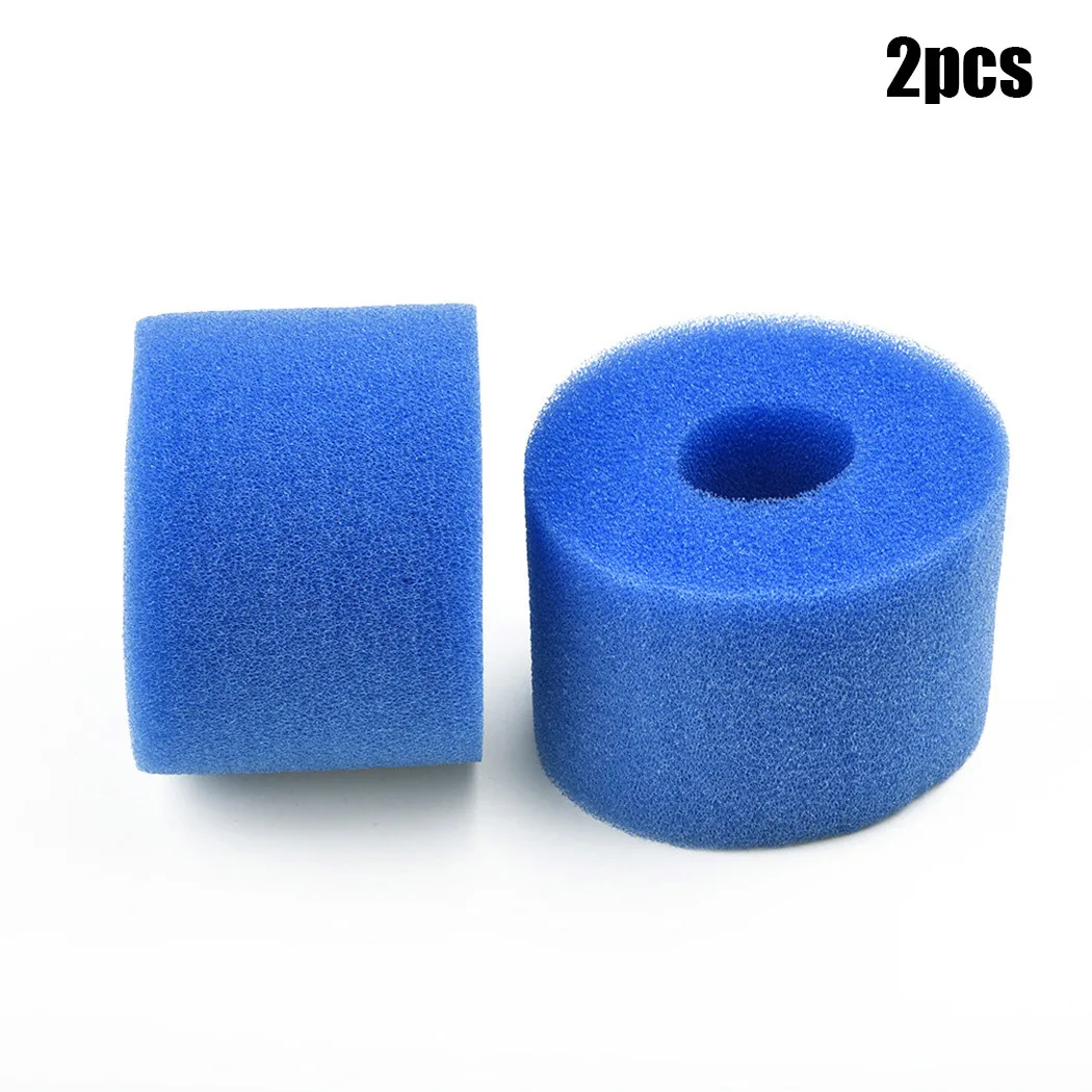 

Reusable Filter Sponge Swimming Pool Washable 2 X Blue Clean For S1 VI