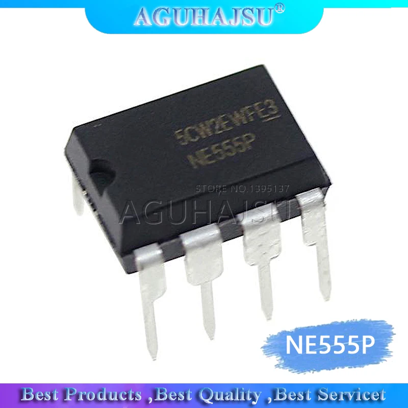 30 шт. NE555P NE555 DIP8 одиночный Высокоточный таймер новый оригинальный | Электронные