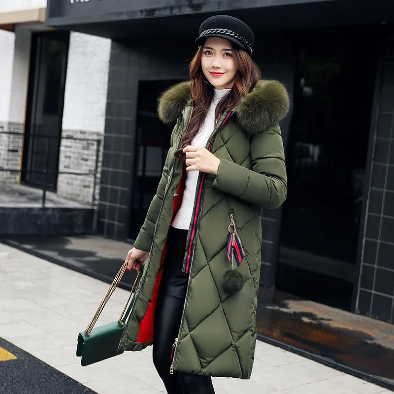 

2019 New Parkas Female Women Winter Coat Thick Cotton Winter Jacket Womens Outwear Parkas for Women Winter down jacket