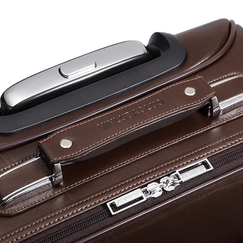 

Business suitcase fashion 16 inch Cabin computer suitcase business Female 20 inch suitcase unisex password box Stewardess box