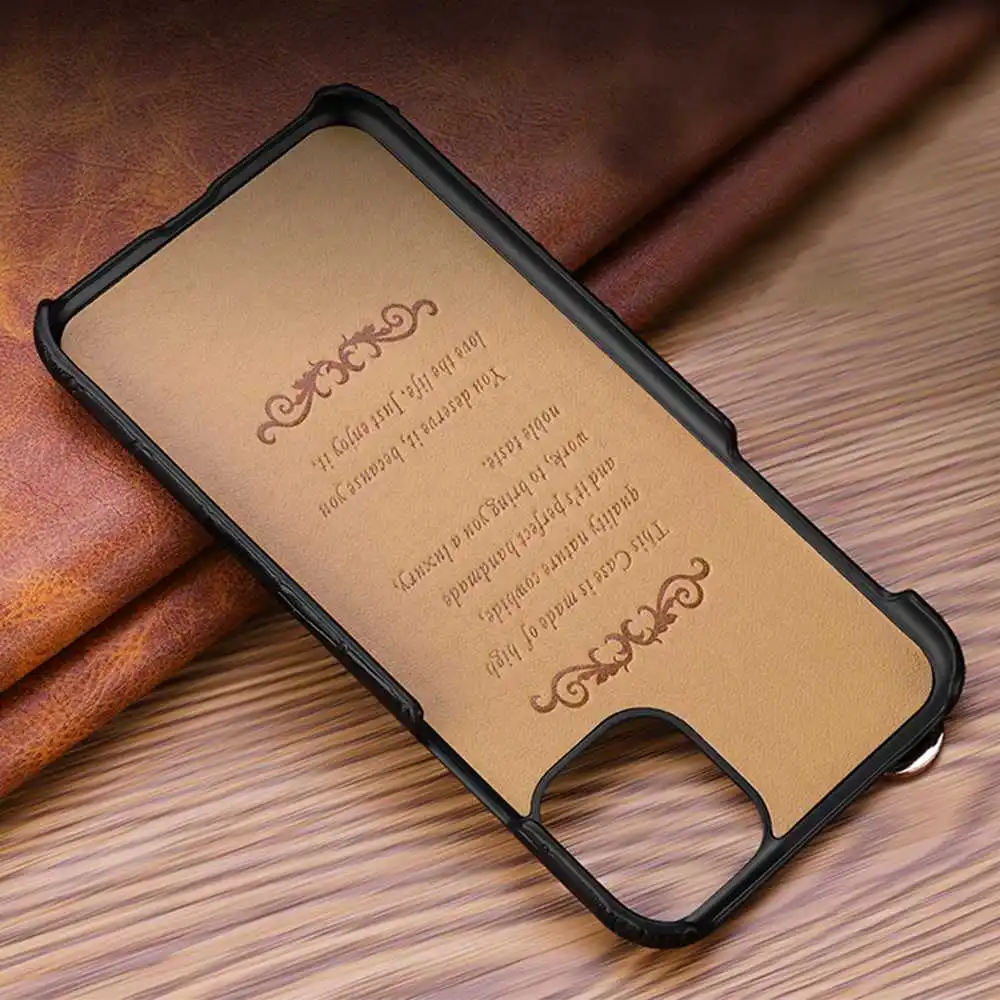 Чехол из натуральной кожи для Iphone 11 Pro чехол XS Max XR с неравномерным запястьем 6 6s 7 8