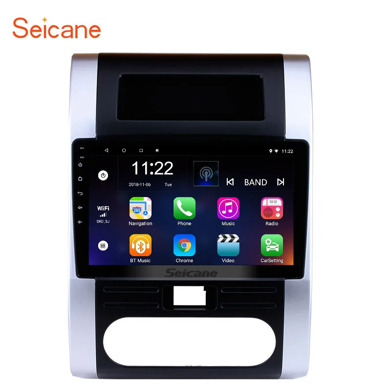 Seicane Автомагнитола 10 1 &quotHD Android 0 Navi аудио для NISSAN X TRAIL Dongfeng MX6 2008 2012 gps авто стерео USB