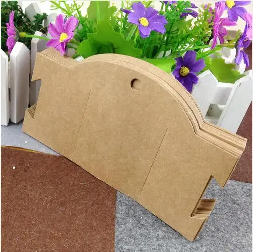 Оптовая продажа новинка 2018 пустая Крафтовая лента для волос с карточкой