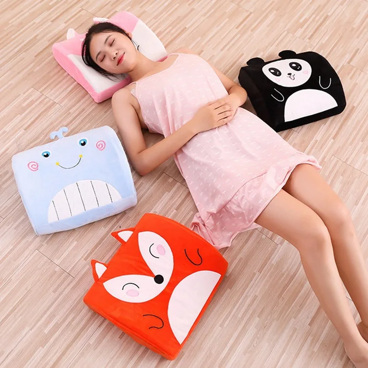 

cartoon fox whale panda 35cm waist pillow stuffed toys cushion plush birthday christmas gift toy #2610