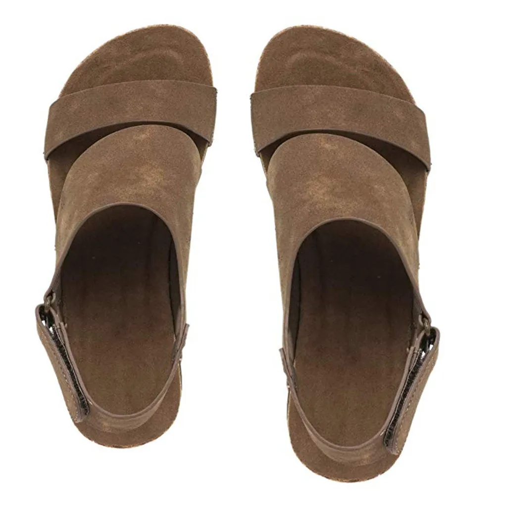 

Women Sandles Stylish Comfortable Platformed Wedges Open Toe Adjustable Ankle Roman Sexy Female Summer Sandals Shoes