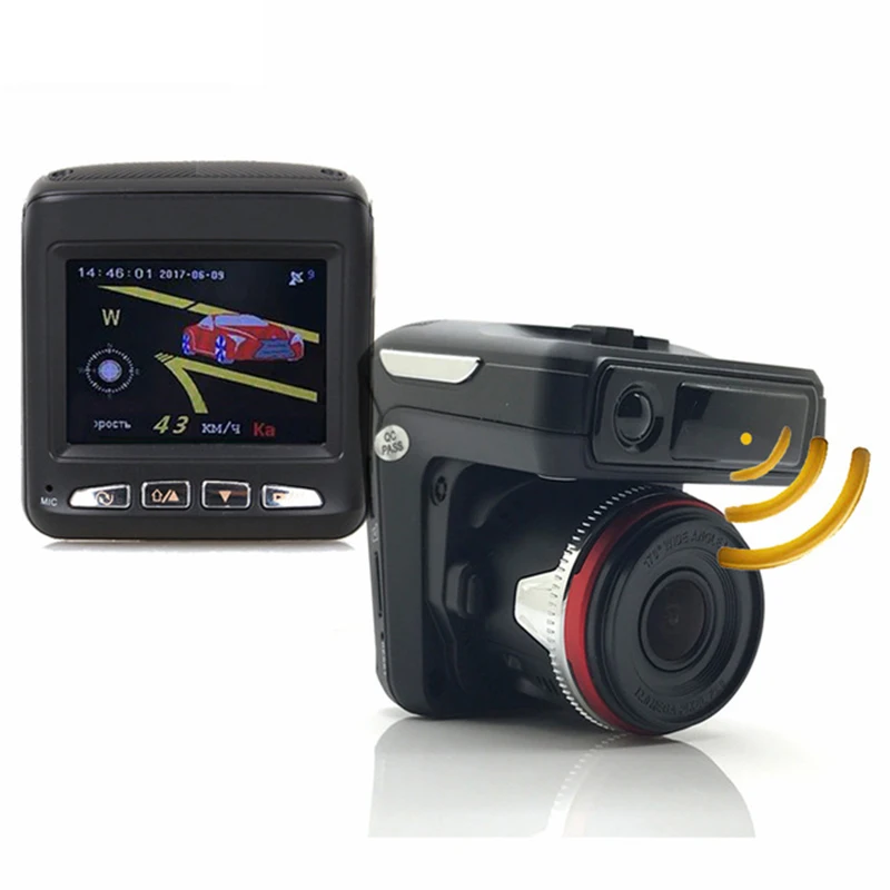 

Автомобильный видеорегистратор 3 в 1, камера с антирадаром и лазерным детектором, Hd 720P, встроенный Gps-регистратор, система сигнализации, цифр...
