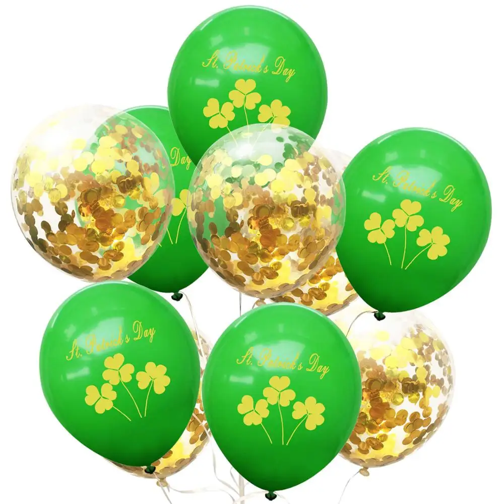Украшения для вечерние на День Св. Патрика персонажи различные формы воздушных