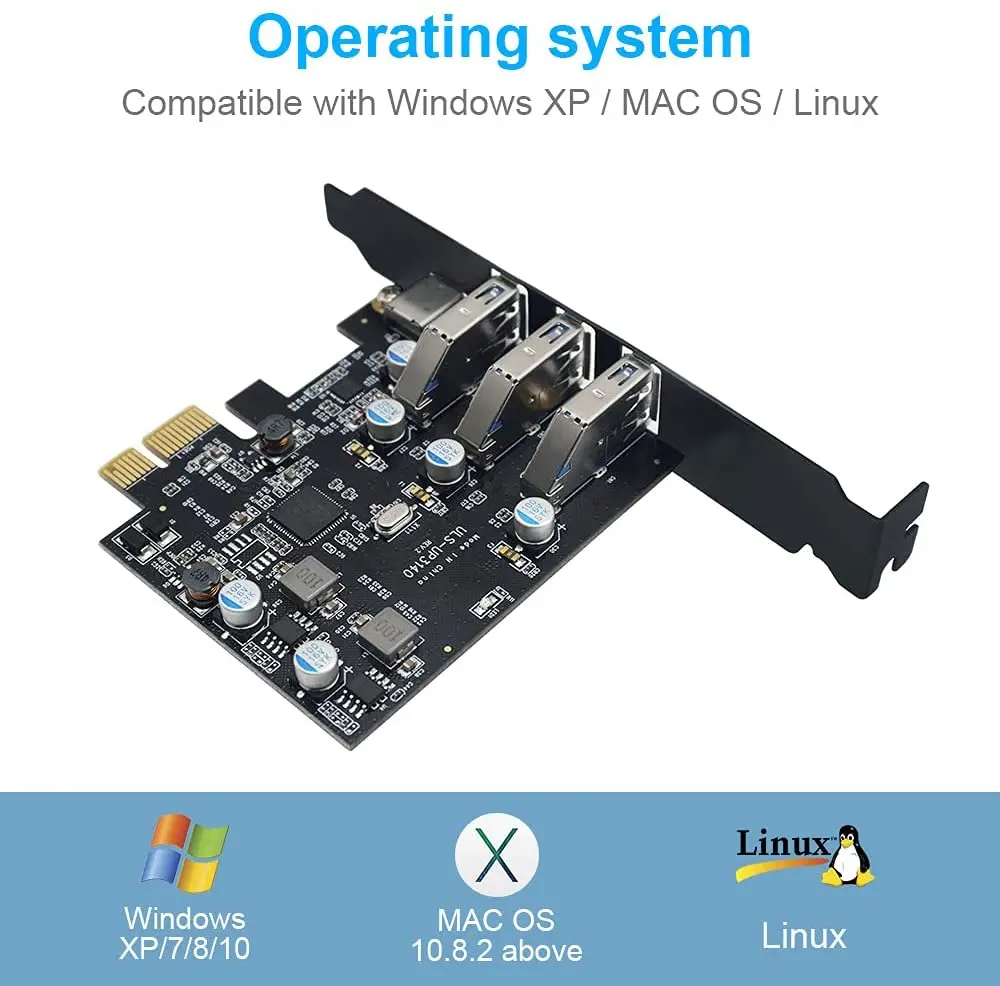 pci e к usb 30 4 порты и разъёмы s 1x usb c 3x usb a конц