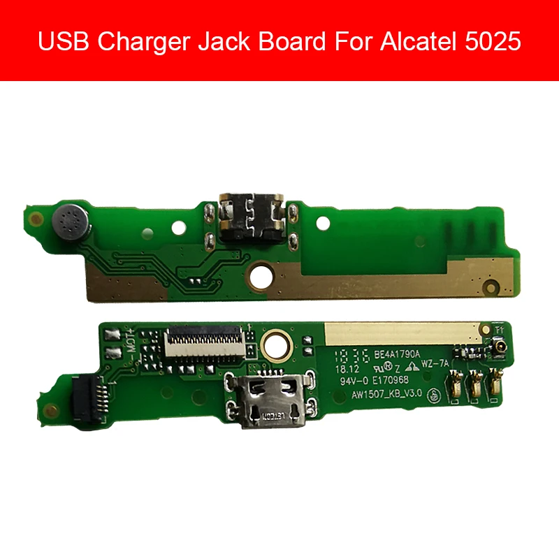 Usb-порт гибкий кабель зарядное устройство для Alcatel One Touch Pop 3 OT5025 5025 плата зарядки