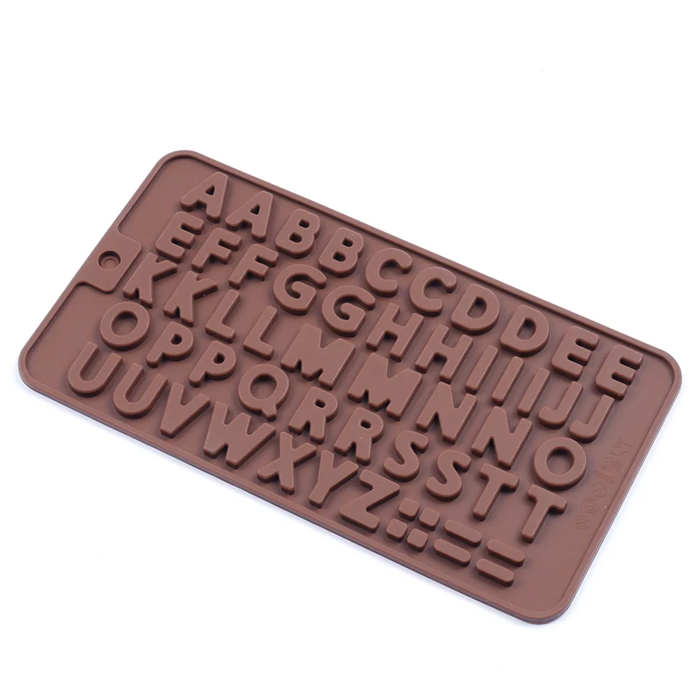 1 шт. инструменты для украшения тортов силиконовая форма шоколада буквы и цифры