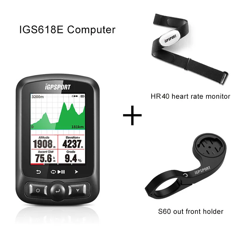 Group 2 IGPSPORT ANT+ GPS IGS618 Велосипедный блютуз Беспроводной секундомер Спидометр Водонепроницаемый IPX7 Велоспортный велосипедный Спидометр компьютер - Цвет: Group 2