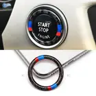 Для BMW 3 серии E90 E92 E93 E89 Z4 M Спортивная кнопка запуска двигателя из углеродного волокна Кнопка зажигания декоративная отделка