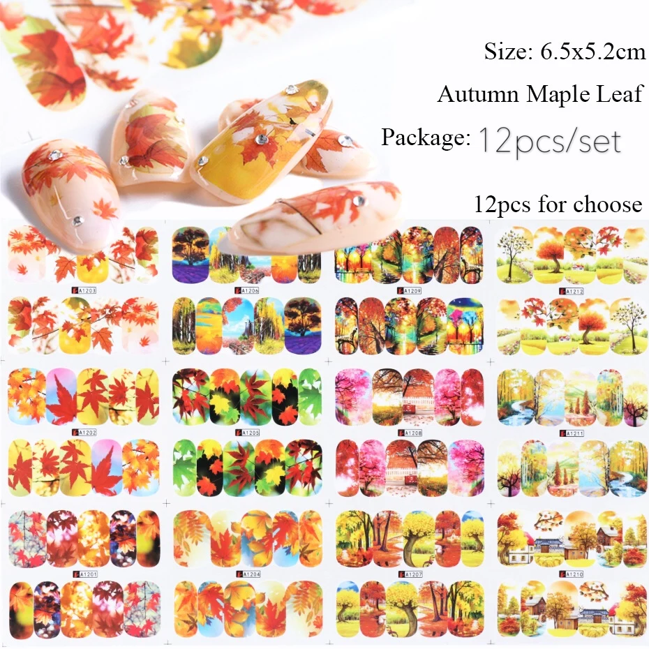 

18/30/40 Sheets/sets Nail Water Sticker Flower Flamingo Beauty Slider Bloom Colorful Plant Pattern 3D butterfly Manicure Sticker