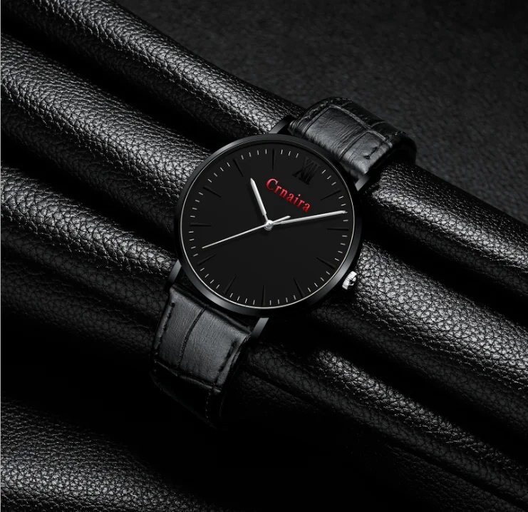 

Brand men's watch new watch men's ultra thin quartz watch multifunctional waterproof business watch as a gift to your boyfriend