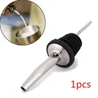 12 шт нержавеющая сталь Вино оливковое масло Pourer Диспенсер со стеклянным носиком бутылка Pourer