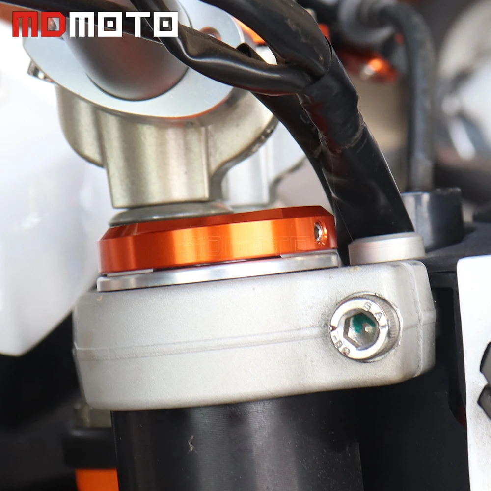Одна пара Амортизатор передней вилки для мотоцикла CNC декоративная крышка KTM Duke 125
