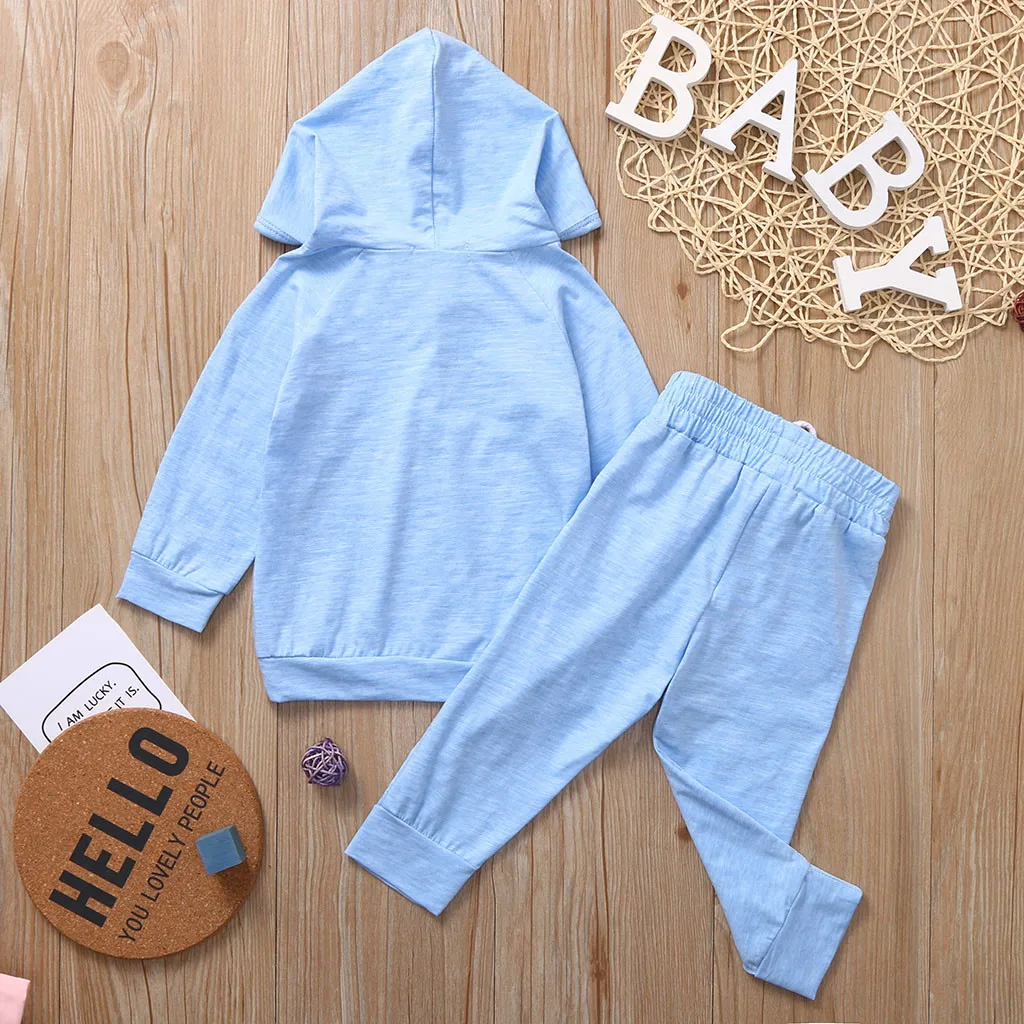 Одежда для новорожденных младенцев однотонная толстовка с капюшоном маленьких