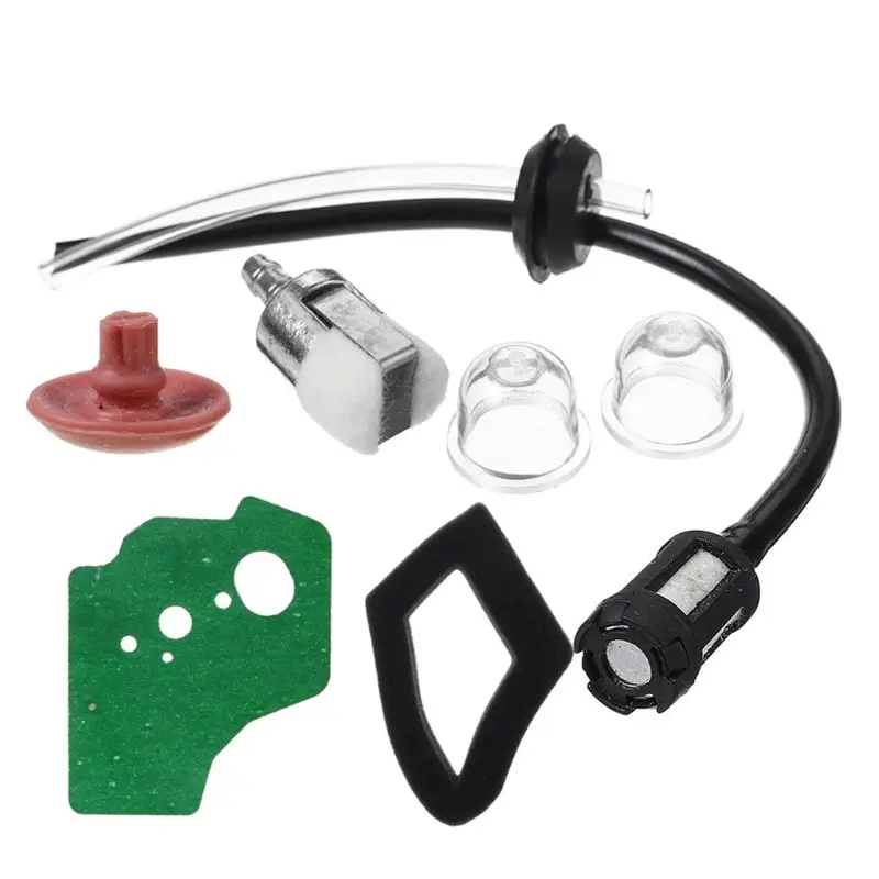 

Carburetor Carb Gasket Spark Plug Fuel Line Hose Kit for honda GX25 GX35 HHT35