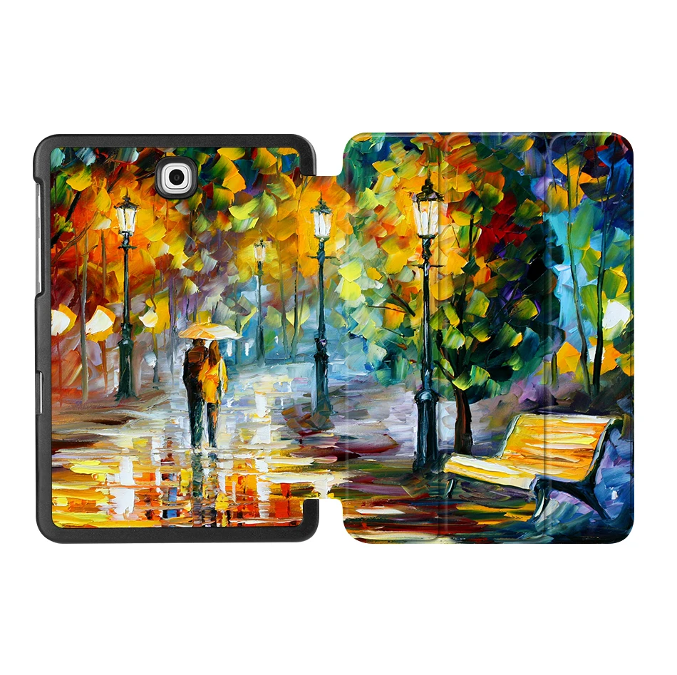 SS16 MTT чехол с масляным рисунком для samsung Galaxy Tab S2 8,0 ''SM-T710 T715 из искусственной кожи откидной смарт-чехол защитный чехол T713 T719 - Цвет: SS16