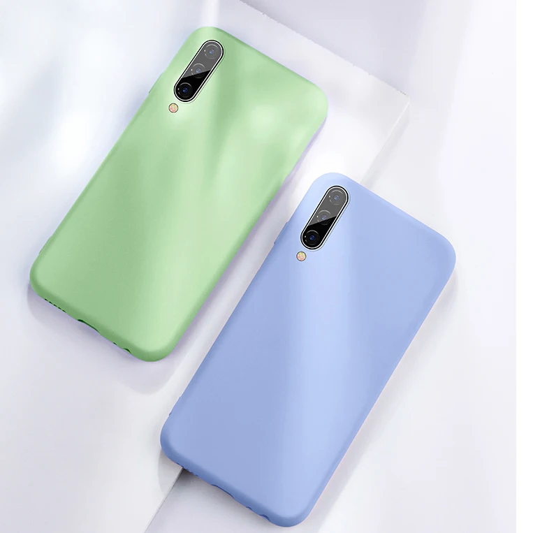 Защитный чехол для huawei Y9S жидкий силиконовый тонкий мягкий ТПУ покрытие из