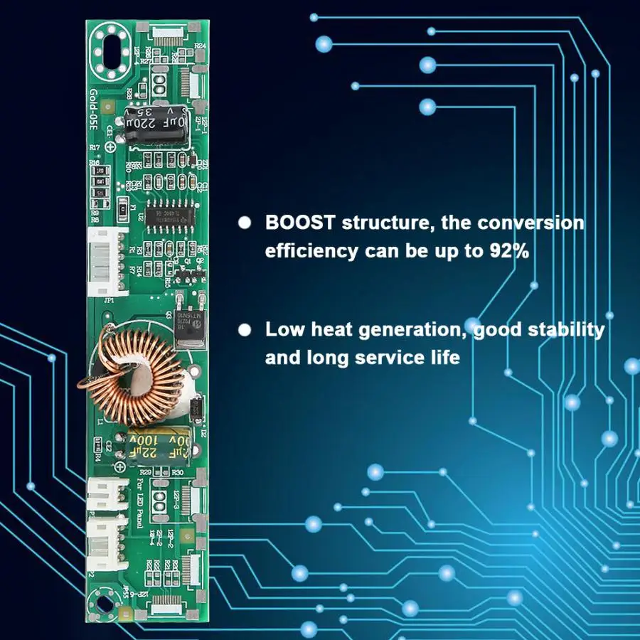 Плата постоянного тока Повышающий Модуль светодиодной подсветки поддержка ЖК