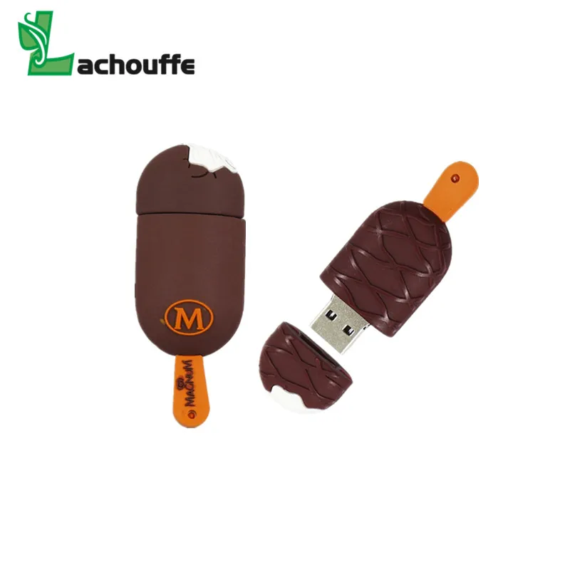 Флешка для мороженого ПВХ usb флеш-накопитель флэш-накопитель 4 ГБ 16 32 64 карта