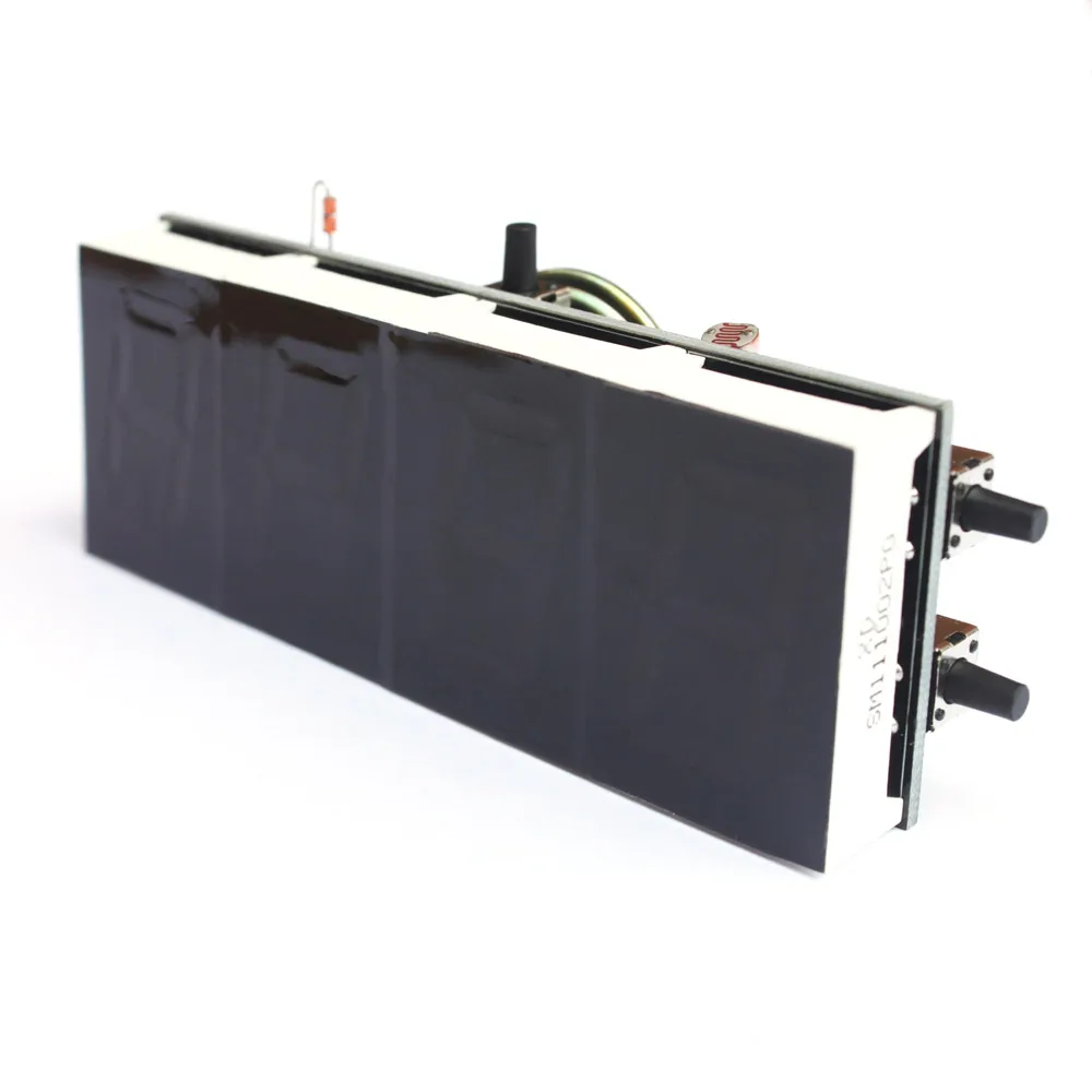 Горячие компактные 4 значные цифровые LED говорящие часы DIY Kit контроль температуры