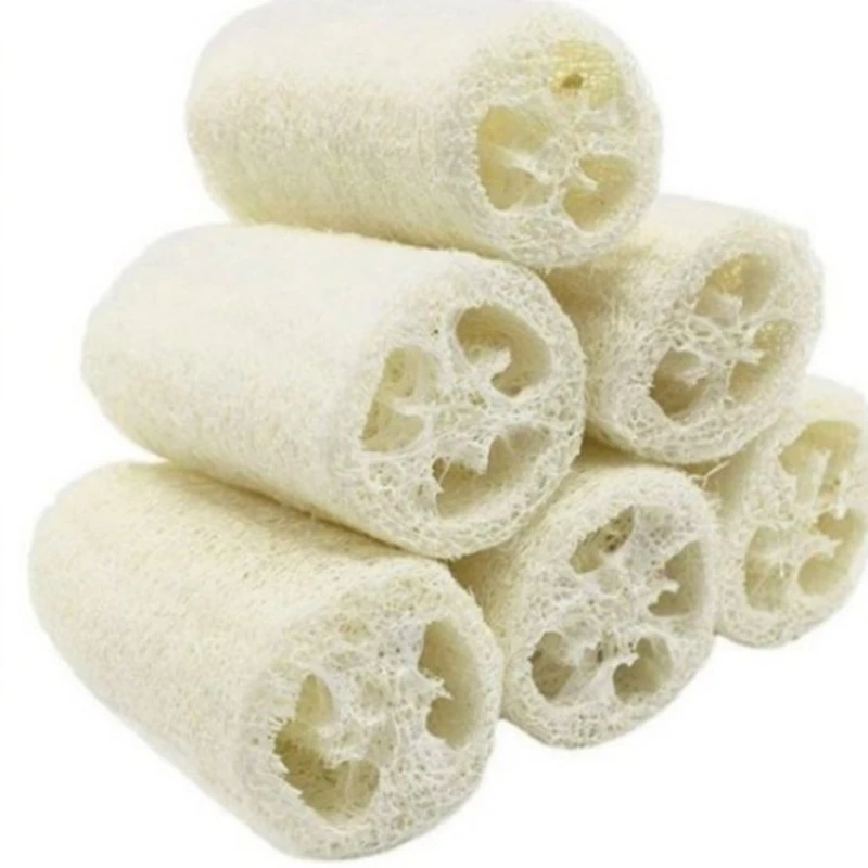 

3 Pack of Organic Loofahs Loofah Spa Exfoliating Scrubber natural Luffa Body Wash Sponge Remove Dead Skin Made Soap
