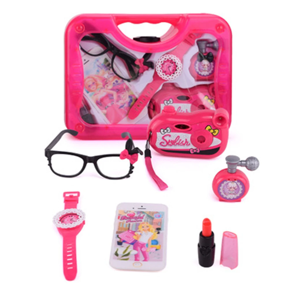Набор игрушек для макияжа девочек игрушки ролевых игр сумка набор инструментов