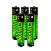 5pc moscow warehouse aaa battery 1 2v rechargeable aaa battery 1100mah charged battery ni mh rechargeable batteries