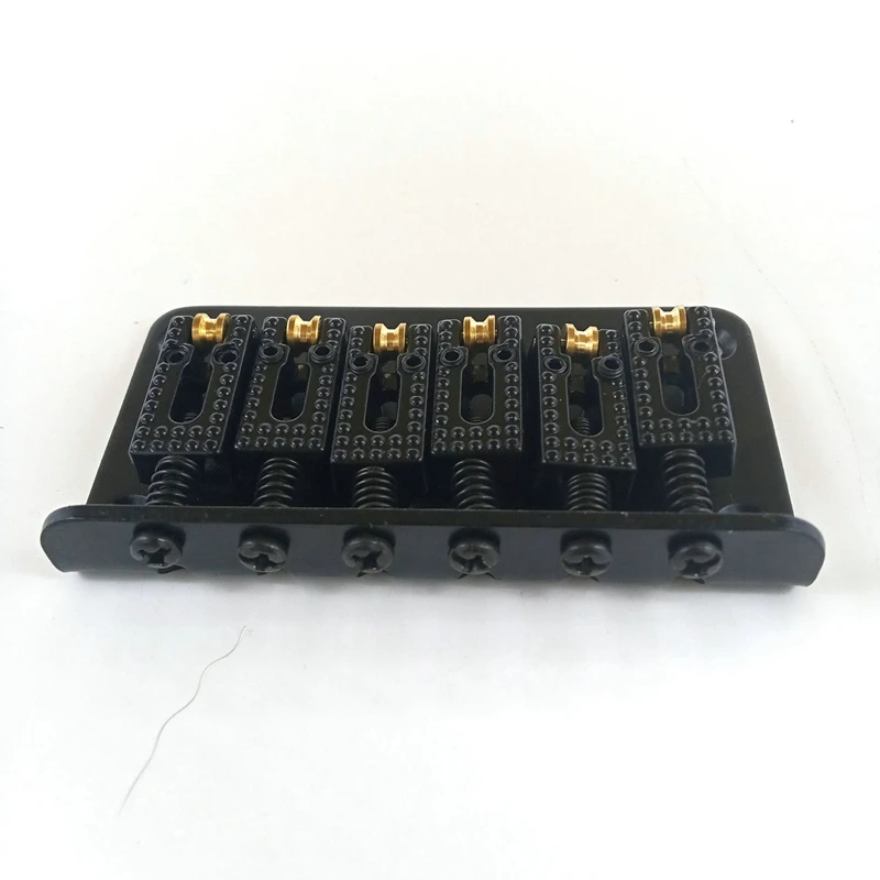 

A Set 78mm 6 String Roller Saddle Bridge for Electric Guitar Guitar Bridge Electric Guitar Accessories