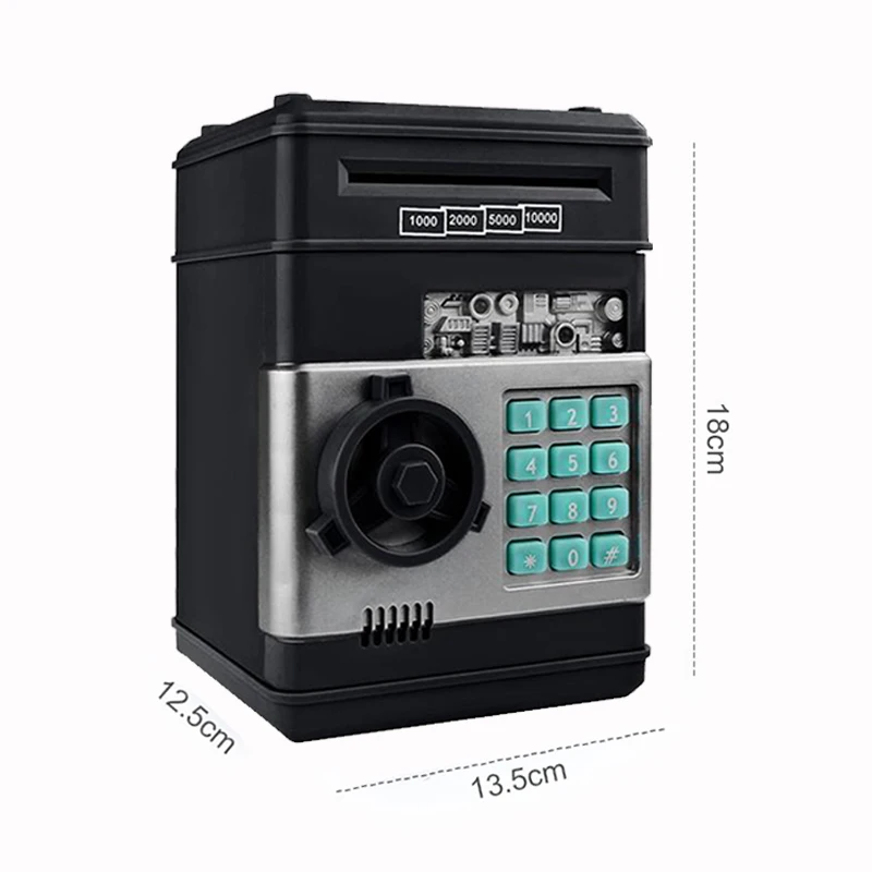 Цифровые монеты экономия наличных денег сейф мини-банкомат Электронная Копилка