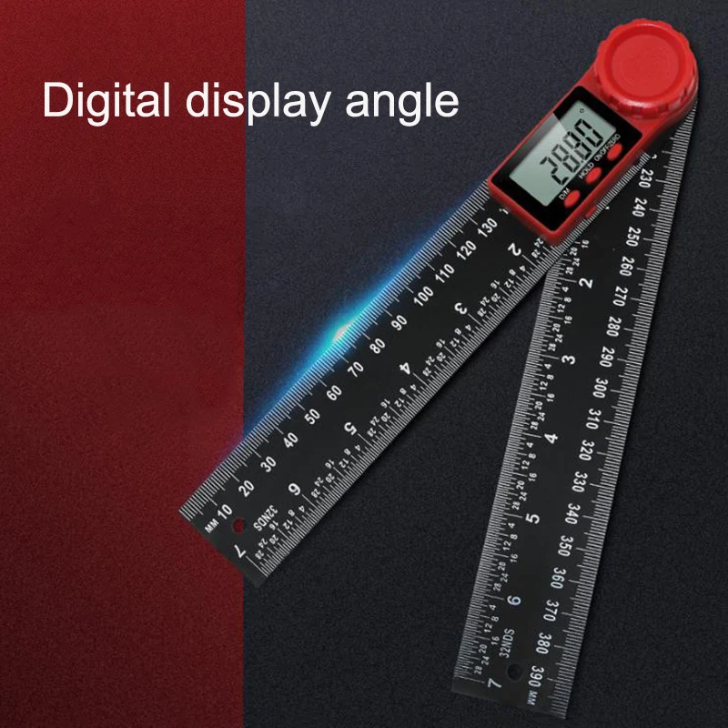 Цифровой Измеритель угла 360 ° угломер цифровая линейка измерительный инструмент