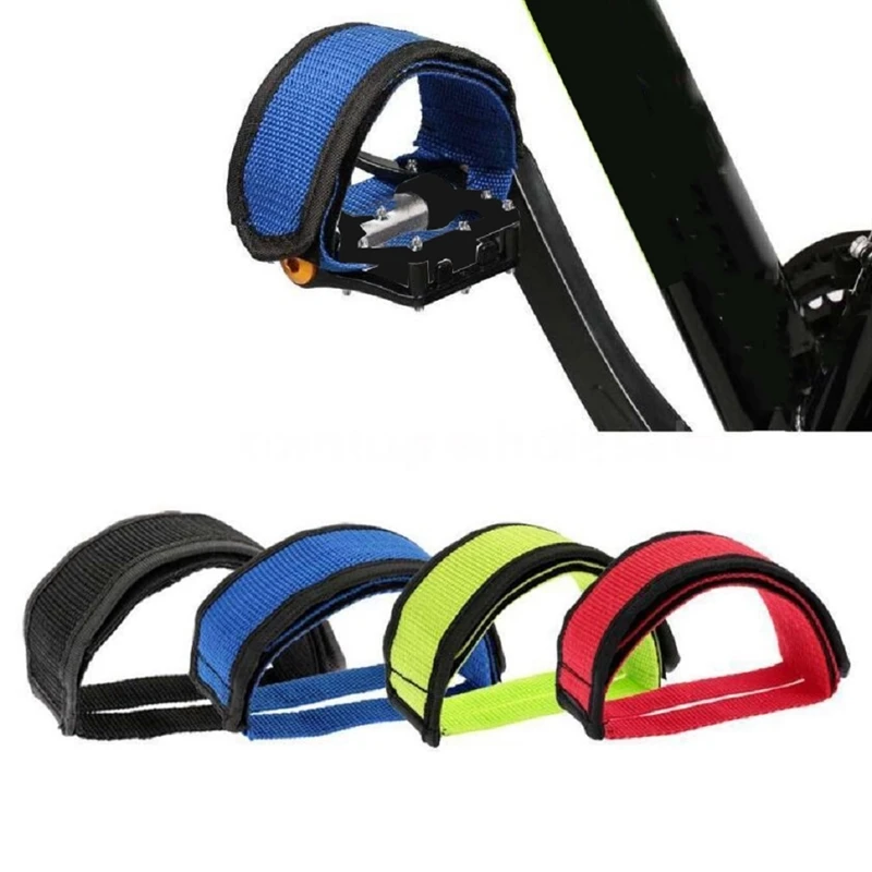 

1Pair Nylon Bicycle Pedal Straps Toe Clip Foot Strap Belt Adhesivel Bicycle Pedal Tape Fixed Gear Bike Cycling Cover