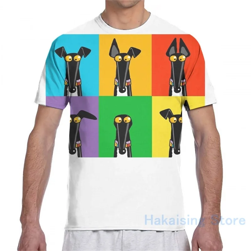 Футболка Greyhound Semaphore для мужчин и женщин модный топ с принтом коротким рукавом