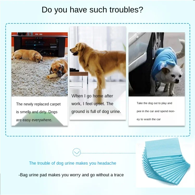 

Wholesale Pet Urine Pad Dog Diaper Deodorization Urine Absorbent Diaper Dog Toilet VOW Pets DROPSHIP