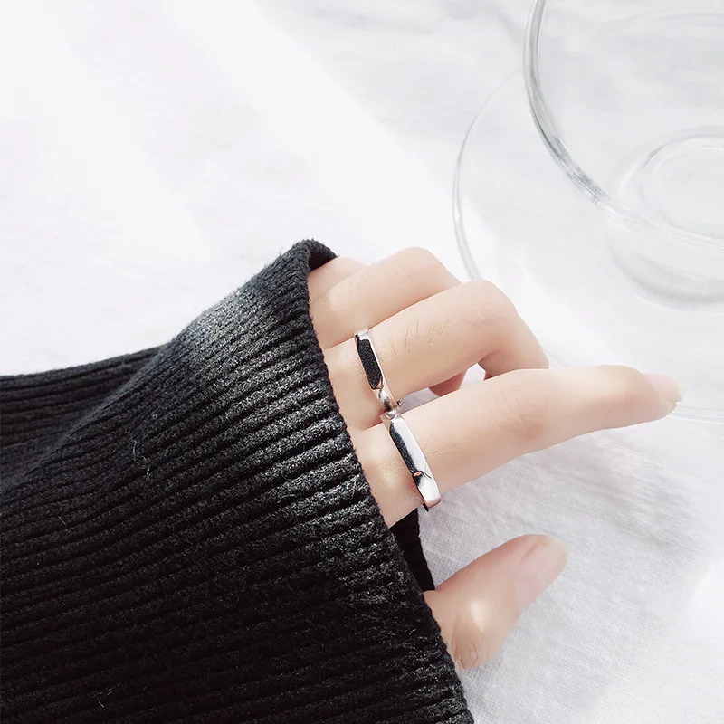 La Monada 55-63mm Geometry Women Ring 925 Silver Minimalist Rings For Fine In Jewerly Woman Adjustable | Украшения и аксессуары