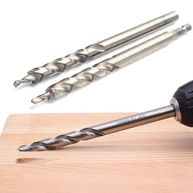 

Twist Drill Bit Hexagonal Shank, Round Shank, with Adjustable Depth Stop Ring, for Inclined Hole Tool Fixture Kit