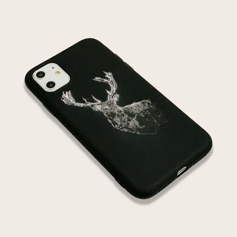 Фото Черный чехол для iphone 7 p/xr/x/xs/11/11 pro max защитный из ТПУ мягкий телефона cas Мобильные Черный чехол для iphone 7 p/xr/x/xs/11/11 pro max защитный из ТПУ мягкий телефона cas Мобильные