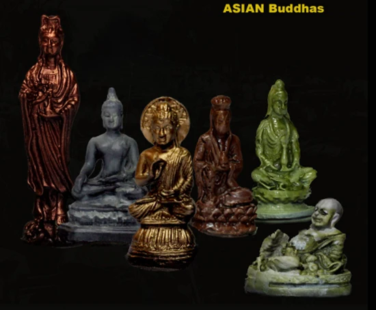 1/35 древние Buddhas (6 статуй) Фотоэлементы миниатюрные gk разборные неокрашенные |