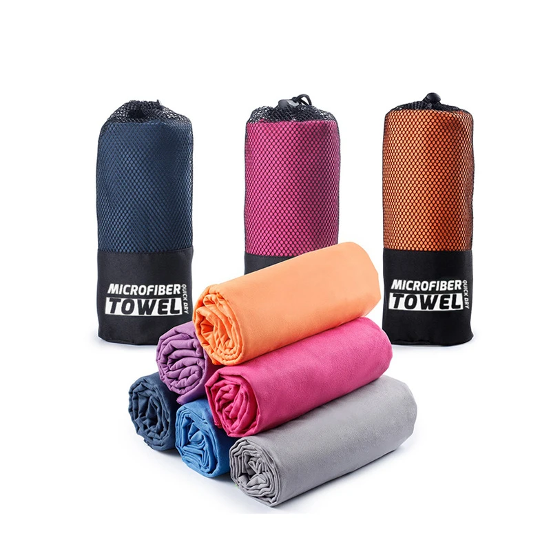 Portable Bathroom Towel Water Sweat-absorbent Microfiber Towels Outdoor Jogging Fitness Bath Towels
