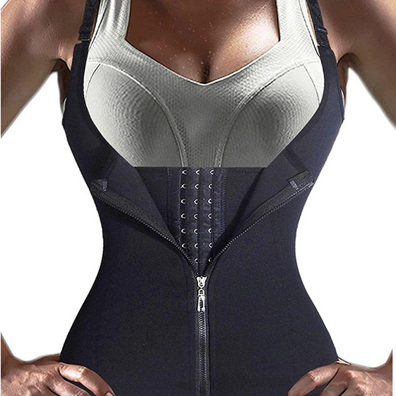 

Neoprene Shapers Sauna Sweat Vest Waist Trainer Cincher Women Body Slimming Trimmer Corset Workout Thermo Push Up Trainer