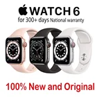 Новый оригинальный Apple Watch Series 6 GPS сотовый 40 мм44 мм iWatch Алюминиевый Чехол 5 цветов спортивный ремешок Смарт-часы