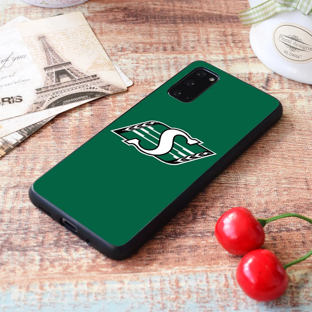 

For Samsung Galaxy The Saskatchewan Roughriders Soft TPU border Samsung Galaxy Case