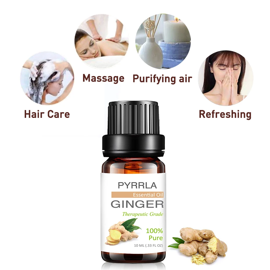 Pyrrla 10 мл мандарин чистые эфирные масла освежающий ароматерапия для очищения