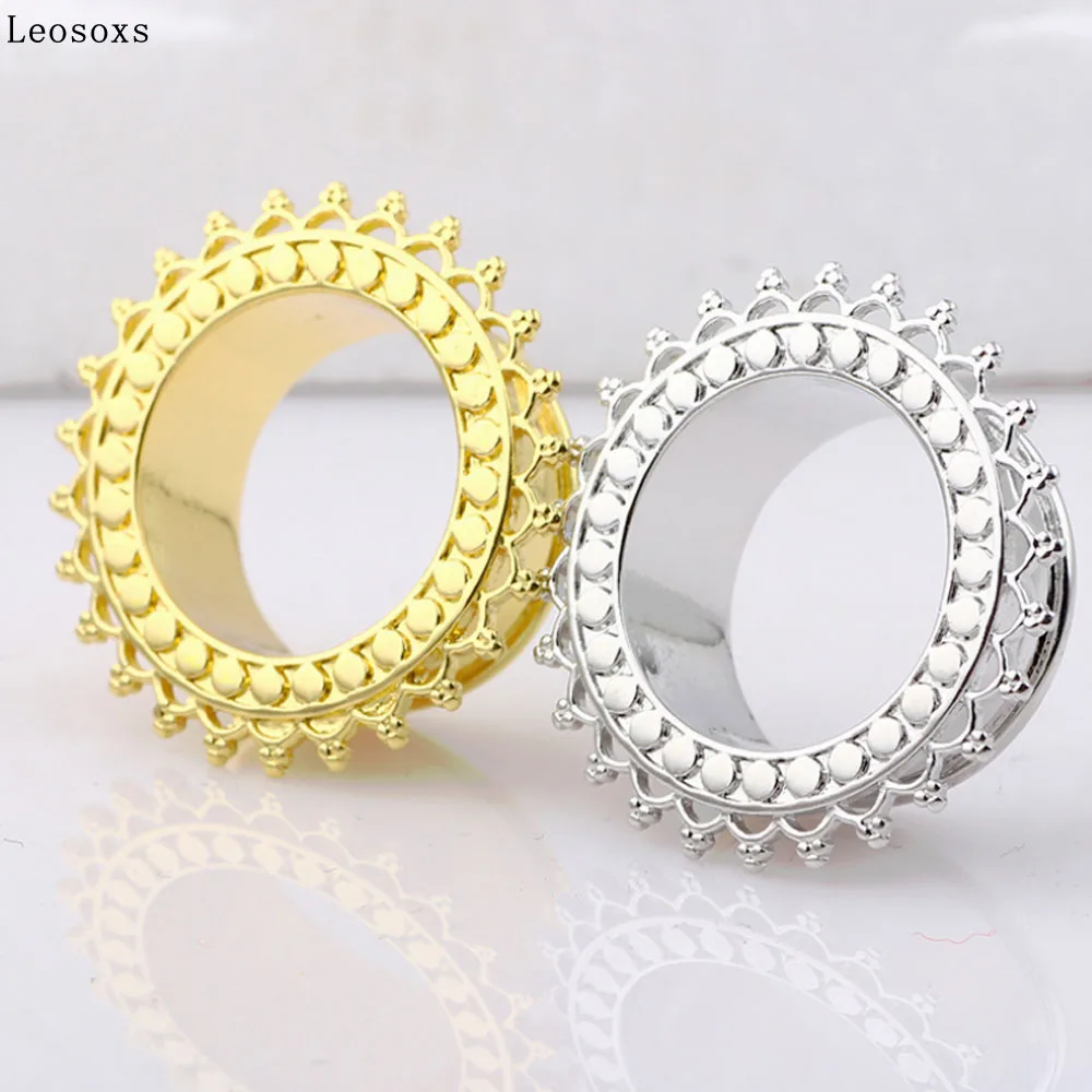 

Leosoxs 2 piece New Auricle Pierced Ear Piercing Jewelry Ear Studs Ear Expander Ear Plugs and Tunnels